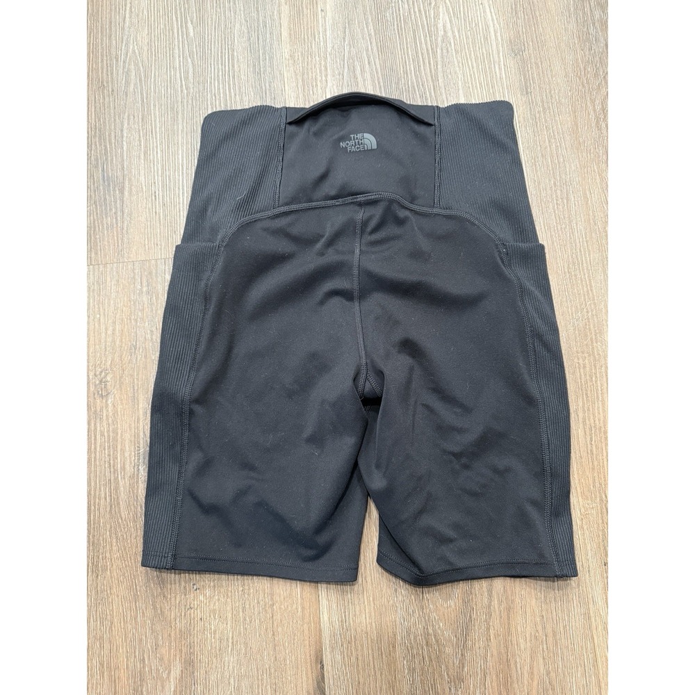 The North Face Womens Cycling Shorts Black Athletic Bike Shorts Medium